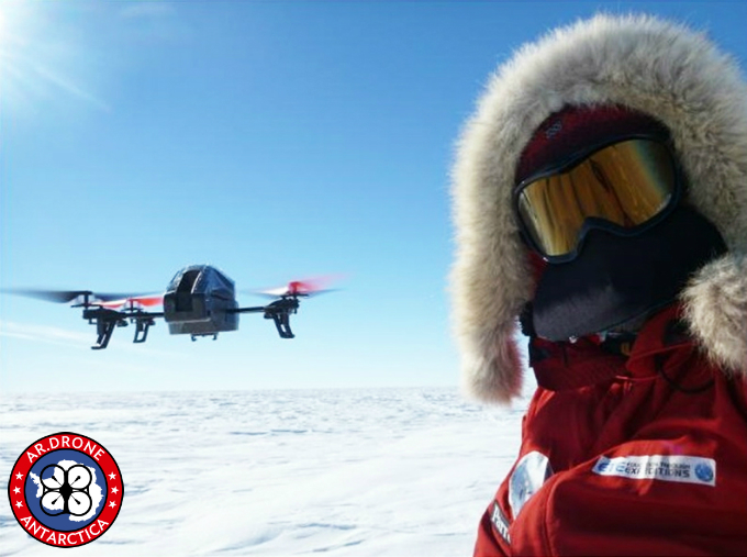 L’AR.Drone 2 au pôle sud !