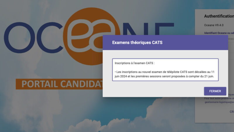 Examen CATS en France : report de l’ouverture des inscriptions au 11 juin 2024